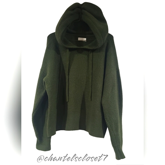 🏷 2 for $20!!🏷Lucky Brand - Army Green Hoodie Sweater-Large Size - Winter Wear - Picture 3 of 9